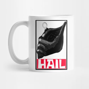 hail the mighty conch Mug